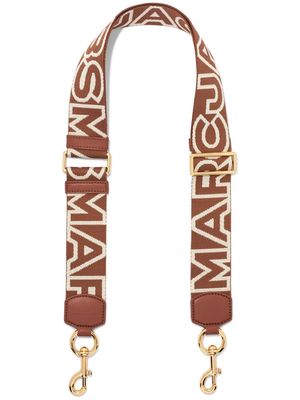 Marc Jacobs The Outline Logo Webbing strap - Brown