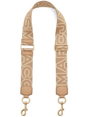 Marc Jacobs The Outline Logo webbing strap - Neutrals