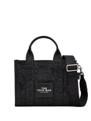 Marc Jacobs The Small Crystal Canvas Tote bag - Black