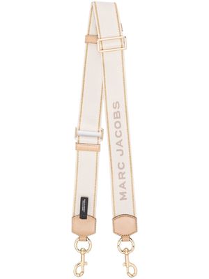 Marc Jacobs The Strap' logo-motif strap - Neutrals