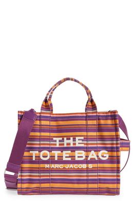 Marc Jacobs The Stripe Small Tote Bag in Purple Multi