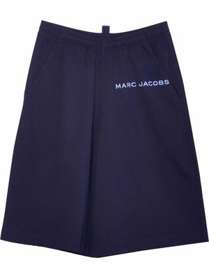 Marc Jacobs The T-Shorts logo-embroidered shorts - Blue
