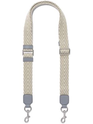 Marc Jacobs The Thin Arrow Webbing strap - White