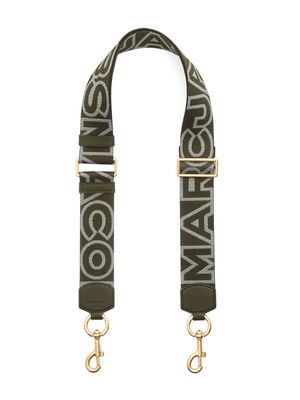 Marc Jacobs The Thin Outline Logo bag strap - Green
