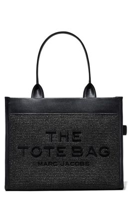 Marc Jacobs The Woven Large Tote Bag in Black