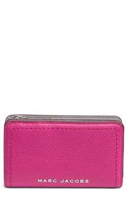 Marc Jacobs Topstitched Compact Zip Wallet in Cactus Flower