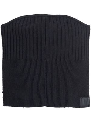 Marc Jacobs Tube ribbed knit top - Black
