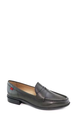Marc Joseph New York Lafayette Penny Loafer in Graphite Brushed Napa