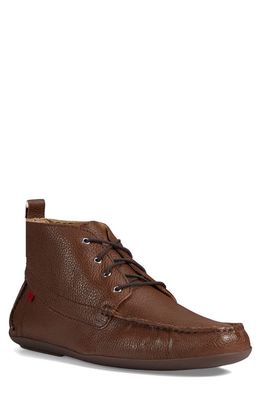 Marc Joseph New York Soho Lace-Up Moc Toe Boot in Cafe Grainy