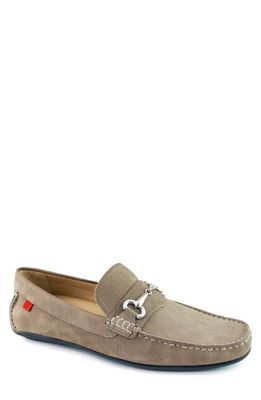 Marc Joseph New York Wall Street Bit Loafer Driving Shoe in Taupe Italo Grainy