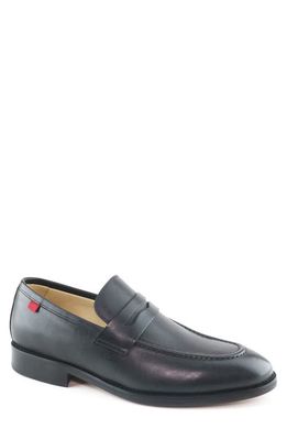 Marc Joseph New York Washington Street Penny Loafer in Black Toscana Napa