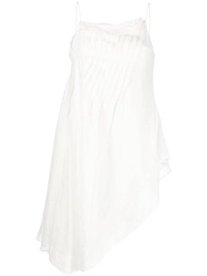 Marc Le Bihan asymmetric-design sleeveless top - White