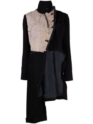 Marc Le Bihan asymmetric wool jacket - Black
