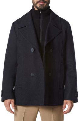 Marc New York Danton Water Resistant Peacoat in Blue Heather