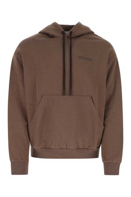 Marcelo Burlon Brown Cotton Tempera Sweatshirt