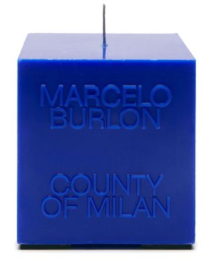 Marcelo Burlon County of Milan Alto Vuelo cubic candle - Blue
