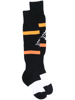Marcelo Burlon County of Milan AOP Folk Kappa soccer socks - Black
