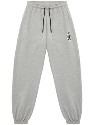 Marcelo Burlon County of Milan Bandana Cross cotton track pants - Grey