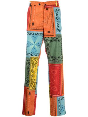 Marcelo Burlon County of Milan bandana-print wool trousers - Multicolour