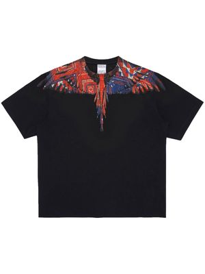 Marcelo Burlon County of Milan Bandana Wings cotton T-shirt - Black