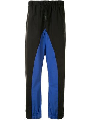 Marcelo Burlon County of Milan bicolour track pants - 1045 BLACK BLUE