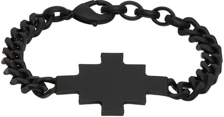 Marcelo Burlon County of Milan Black Cross Bracelet