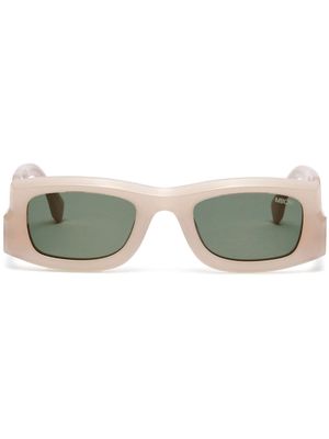 Marcelo Burlon County of Milan Cirsium rectangle-frame sunglasses - Neutrals