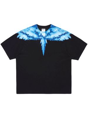 Marcelo Burlon County of Milan Colordust Wings-print cotton T-shirt - Black