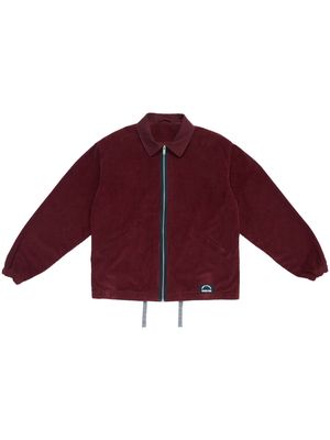 Marcelo Burlon County of Milan County Label corduroy jacket - Red