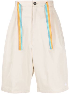 Marcelo Burlon County of Milan Cross Coulisse tailored shorts - Neutrals