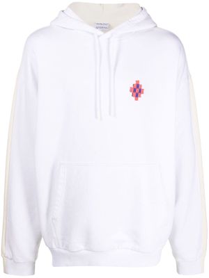 Marcelo Burlon County of Milan Cross logo-embroidered hoodie - White