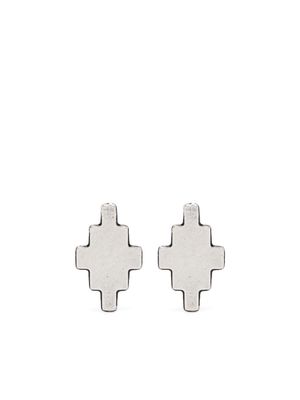 Marcelo Burlon County of Milan Cross logo-stud earrings - Silver