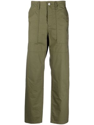 Marcelo Burlon County of Milan Cross straight trousers - Green