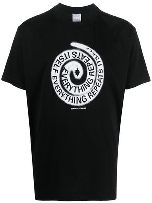 Marcelo Burlon County of Milan Everything logo-print T-shirt - Black