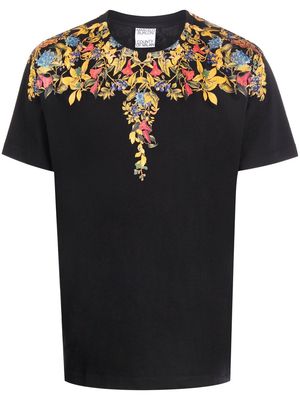 Marcelo Burlon County of Milan floral Wings-print T-shirt - Black