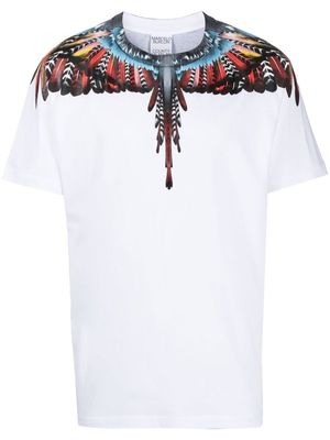Marcelo Burlon County of Milan Grizzly Wings organic cotton T-shirt - White