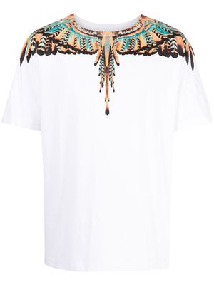 Marcelo Burlon County of Milan Grizzly Wings-print cotton T-shirt - White