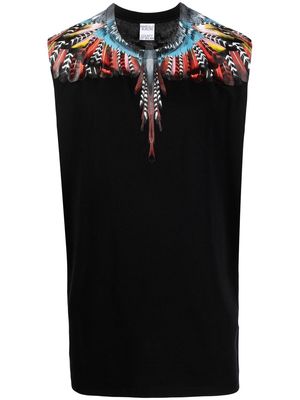 Marcelo Burlon County of Milan Grizzly Wings sleeveless T-shirt - Black