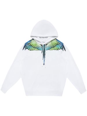 Marcelo Burlon County of Milan Icon Wings cotton hoodie - White