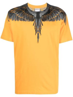Marcelo Burlon County of Milan Icon Wings cotton T-shirt - Yellow