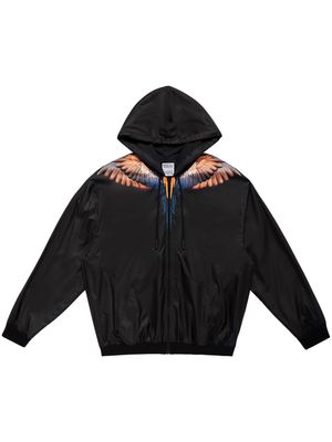 Marcelo Burlon County of Milan Icon Wings-print hooded jacket - Black