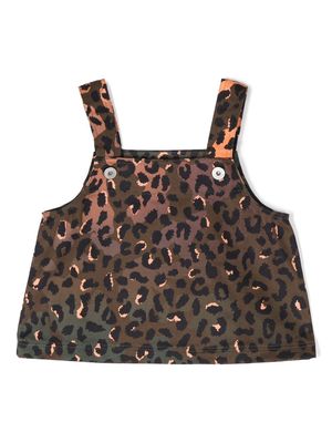 Marcelo Burlon County Of Milan Kids animal-print sleeveless top - Brown