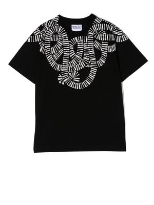Marcelo Burlon County Of Milan Kids graphic-print cotton T-Shirt - Black