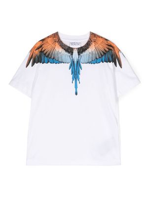 Marcelo Burlon County Of Milan Kids Icon Wings cotton T-shirt - White