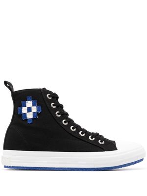 Marcelo Burlon County of Milan lace-up high-top sneakers - Black