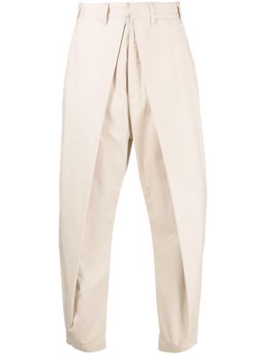 Marcelo Burlon County of Milan layered tapered trousers - Neutrals