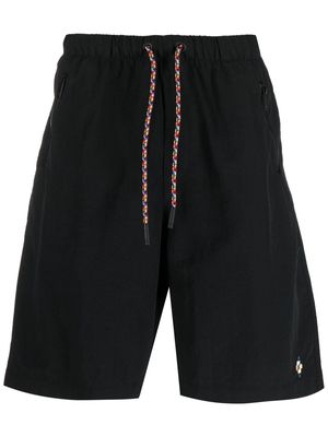 Marcelo Burlon County of Milan logo-embroidered track shorts - Black