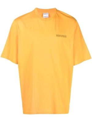 Marcelo Burlon County of Milan logo-print cotton T-shirt - Yellow