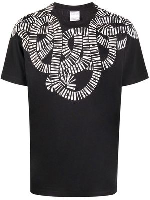 Marcelo Burlon County of Milan logo-print crew neck T-shirt - Black