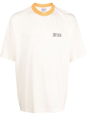Marcelo Burlon County of Milan logo-print T-shirt - Neutrals